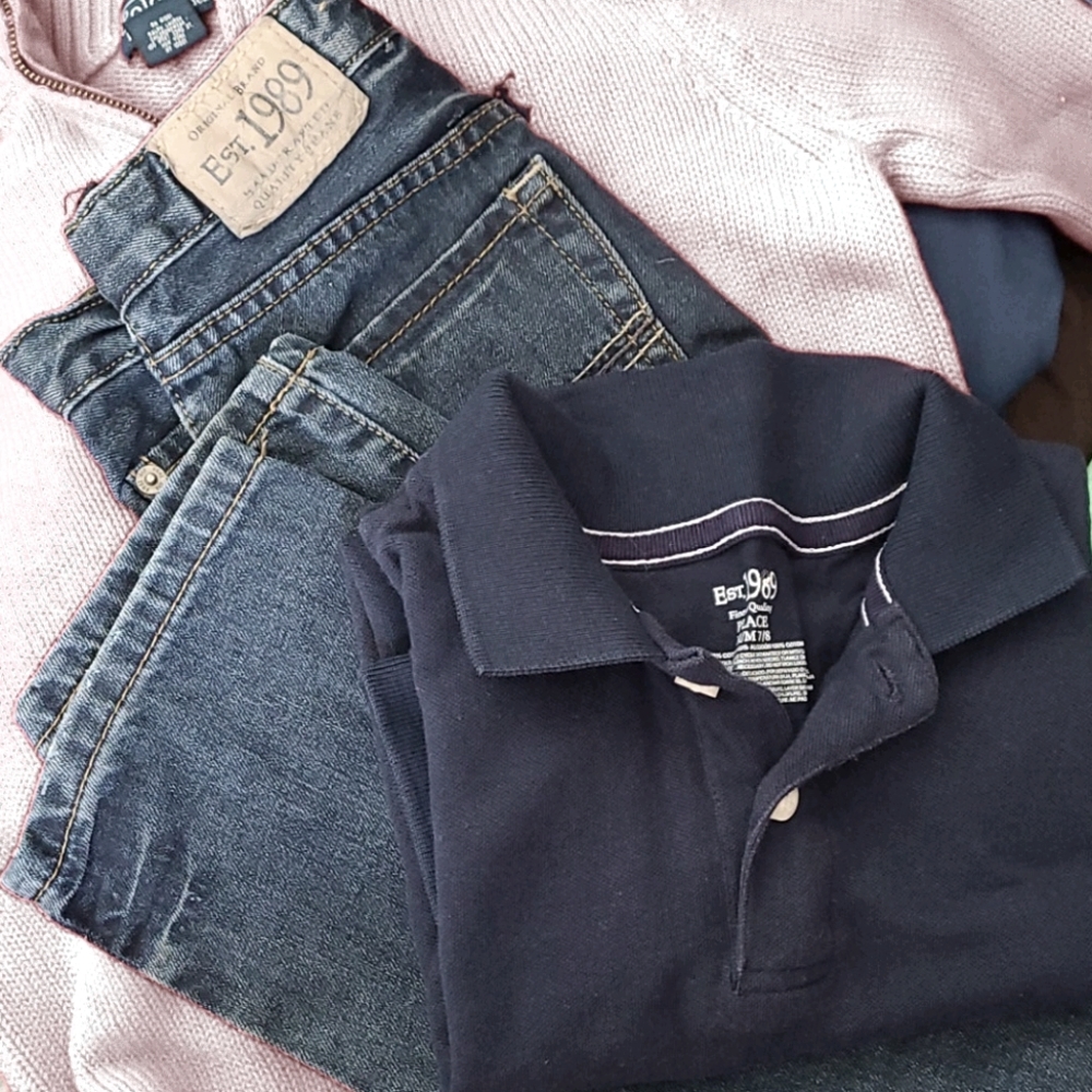 Boy's set - Jeans & polo shirt